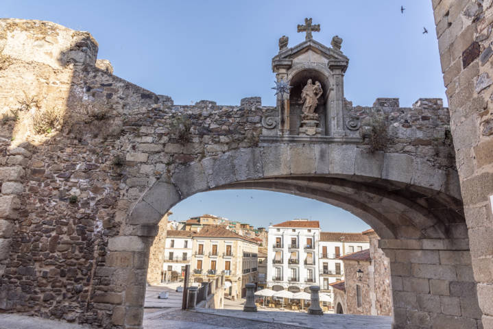 20 - Caceres - ciudad - Arco de La Estrella